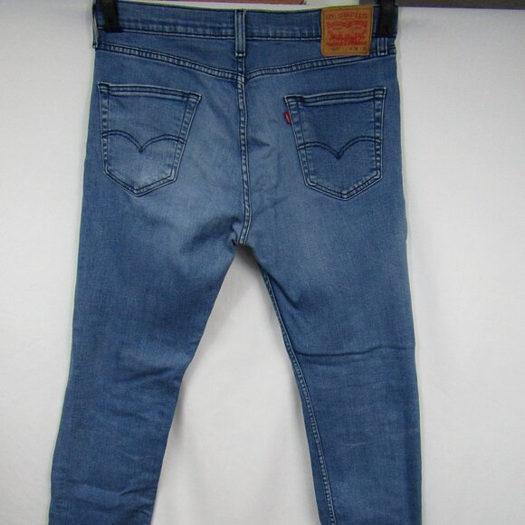 LEVI'S | MEN'S | 514 | 34W - 32L | BLUE JEANS - Picture 2 of 3